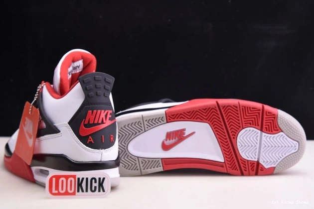 1st Kicks Jordan Red Retro Air Fire 4 DC7770-160 (2020) 0725